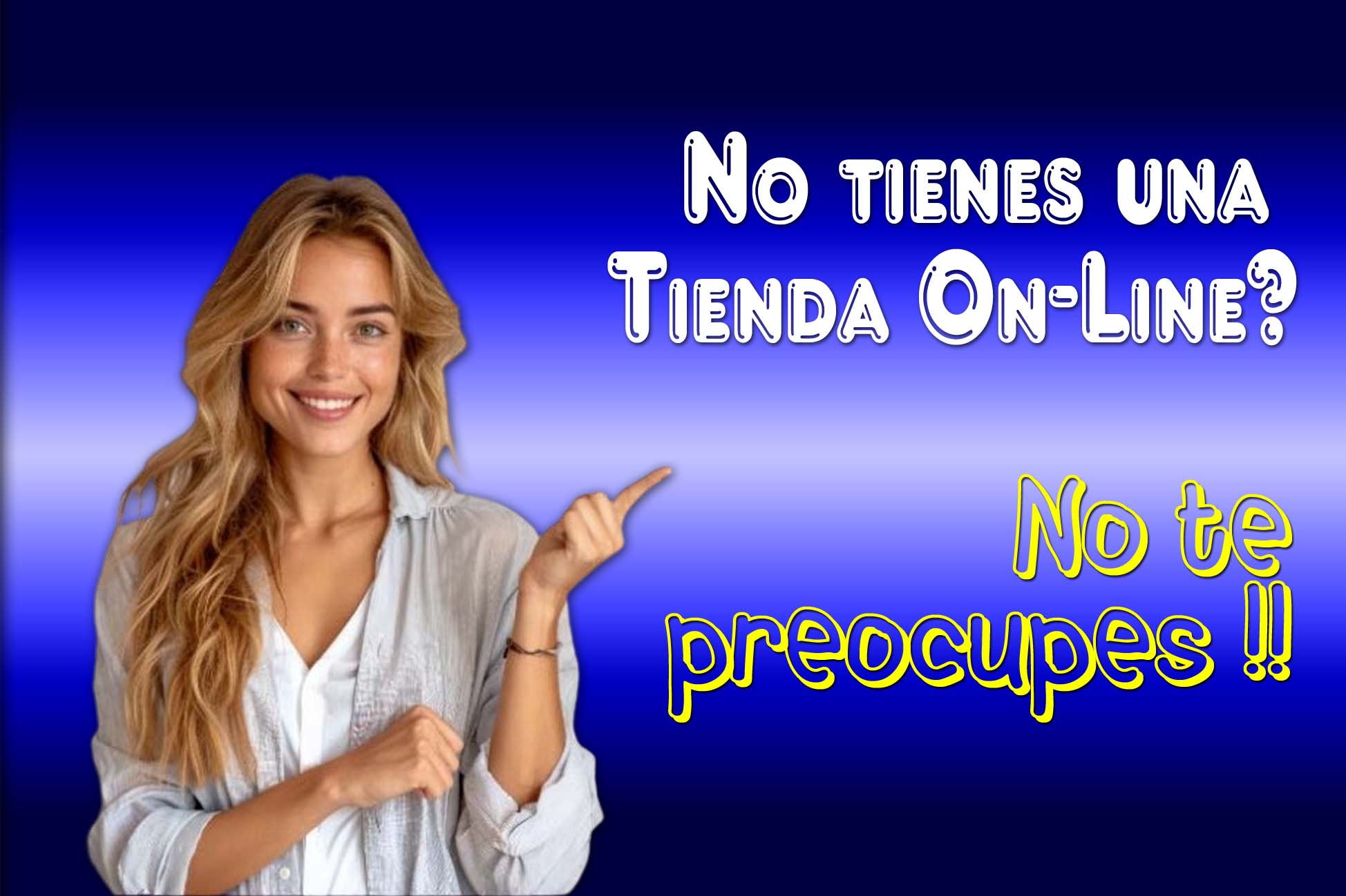 No tienes una tienda on line copia